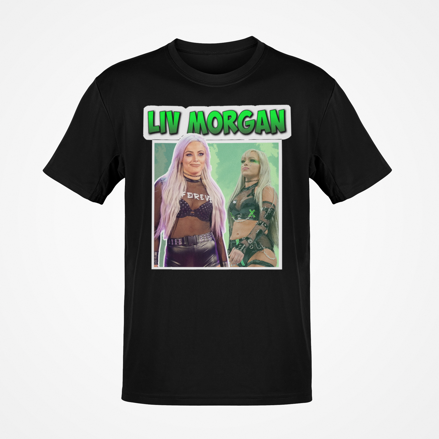 Liv Morgan Green Logo T-shirt