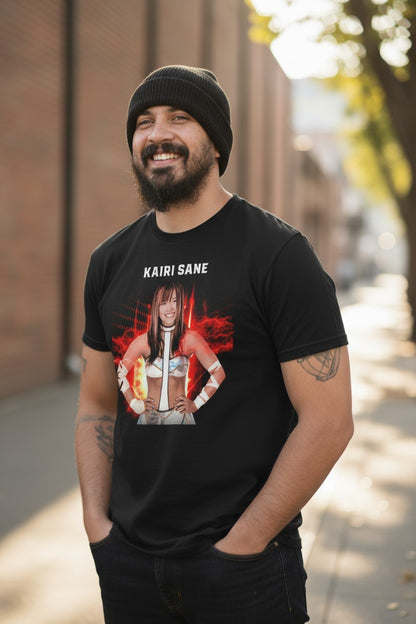 Kairi Sane Red Fire Black T-shirt