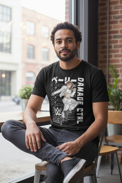 Bayley Damage Ctrl Flying Knee Black T-shirt