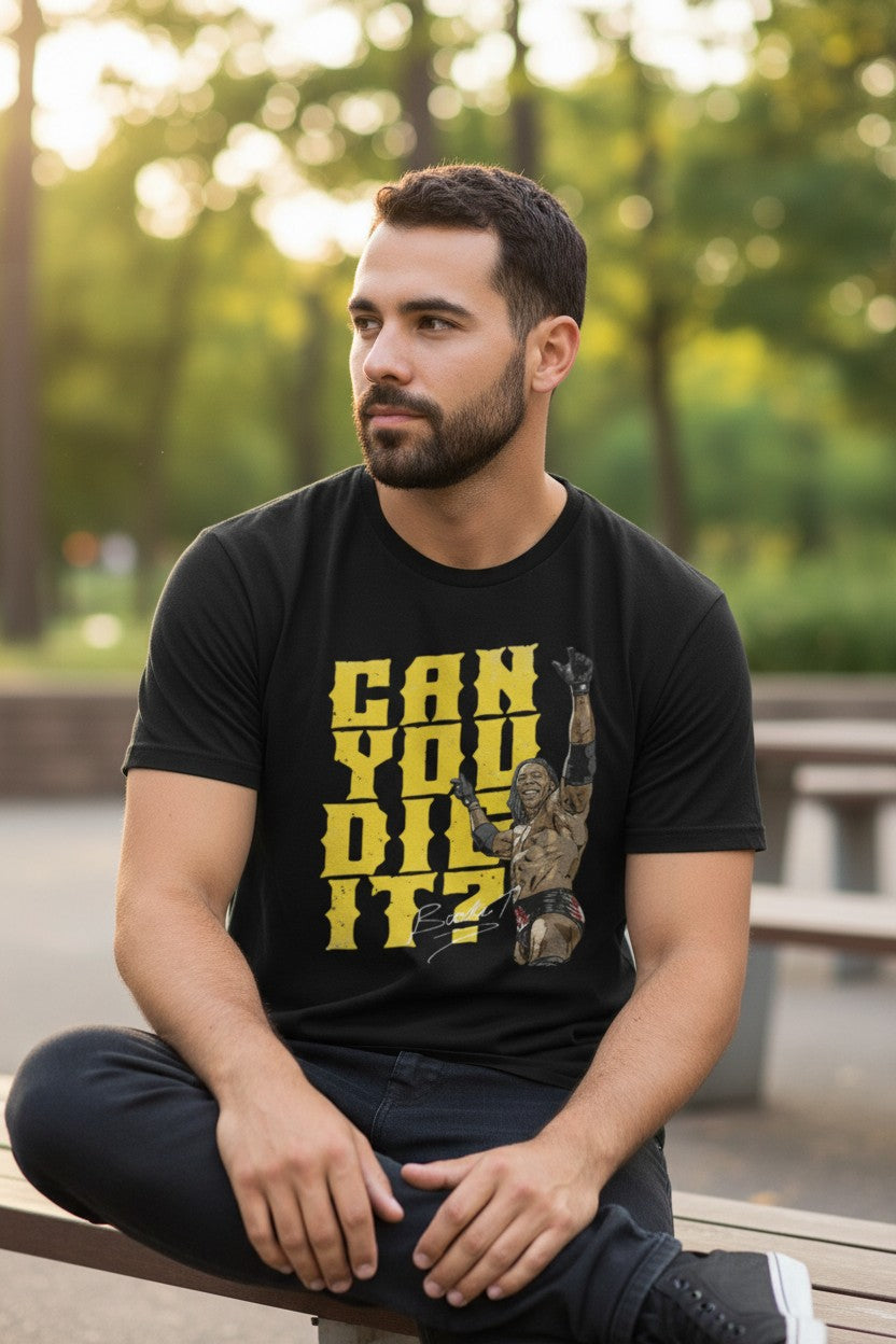 Booker T Can You Dig It Bold Black T-shirt