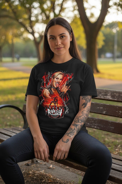 Rhea Ripley Rockstar Chains T-shirt