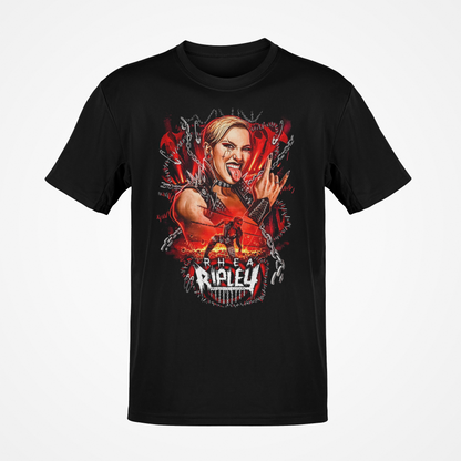Rhea Ripley Rockstar Chains T-shirt