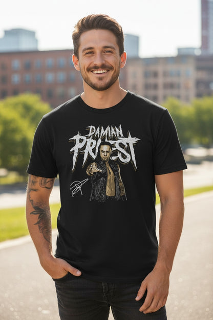Damian Priest Pose Black T-shirt
