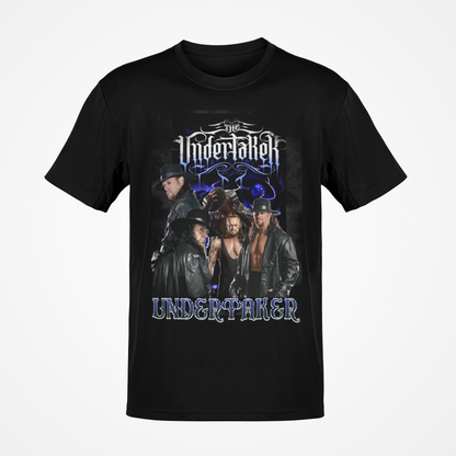 Undertaker Group Pose Mens Black T-shirt WWE