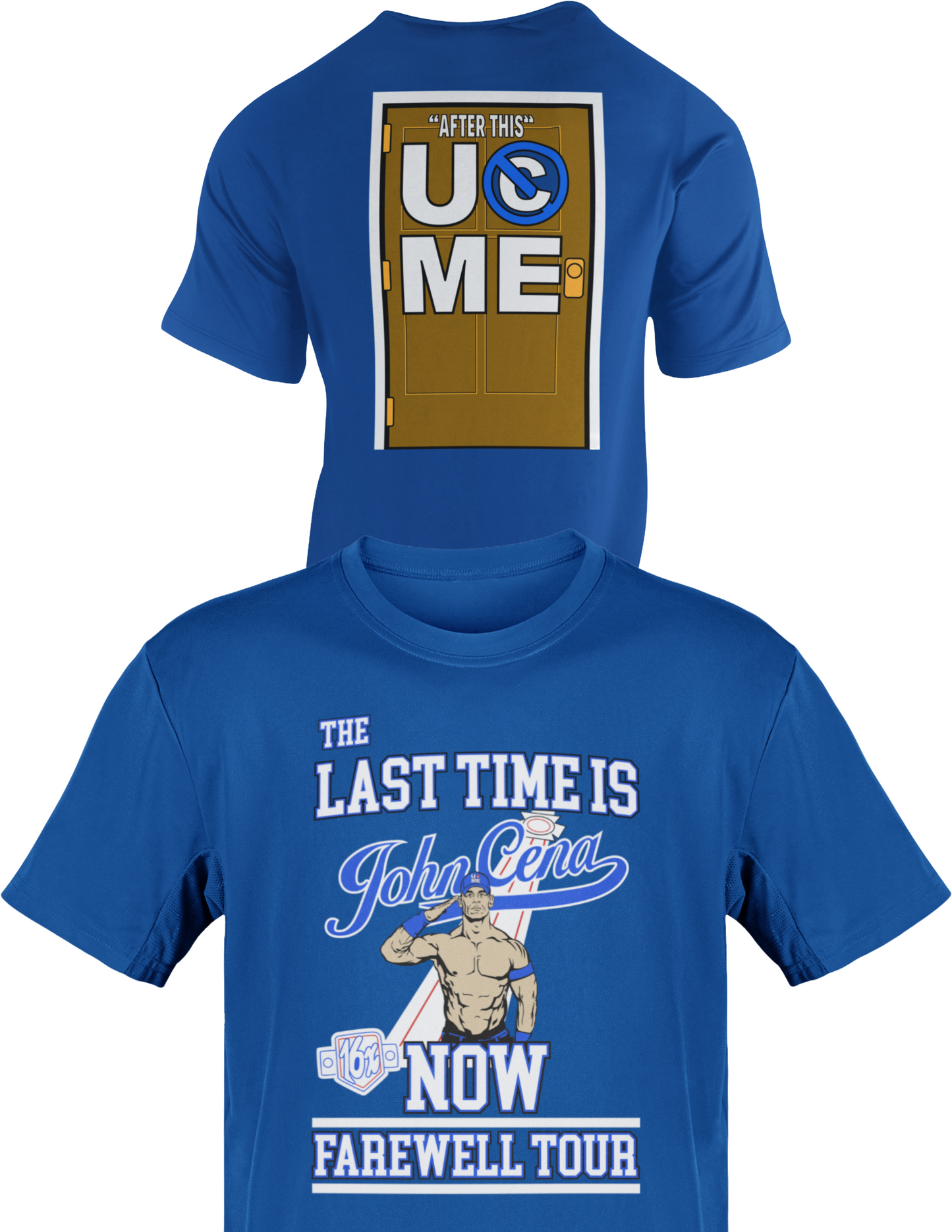 John Cena 16x Farewell Tour Blue T-shirt