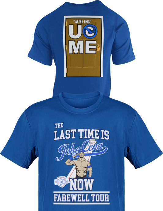 John Cena 16x Farewell Tour Blue T-shirt