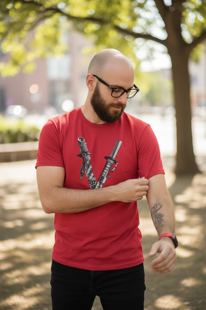 Shinsuke Nakamura Vibe Mens Red T-Shirt