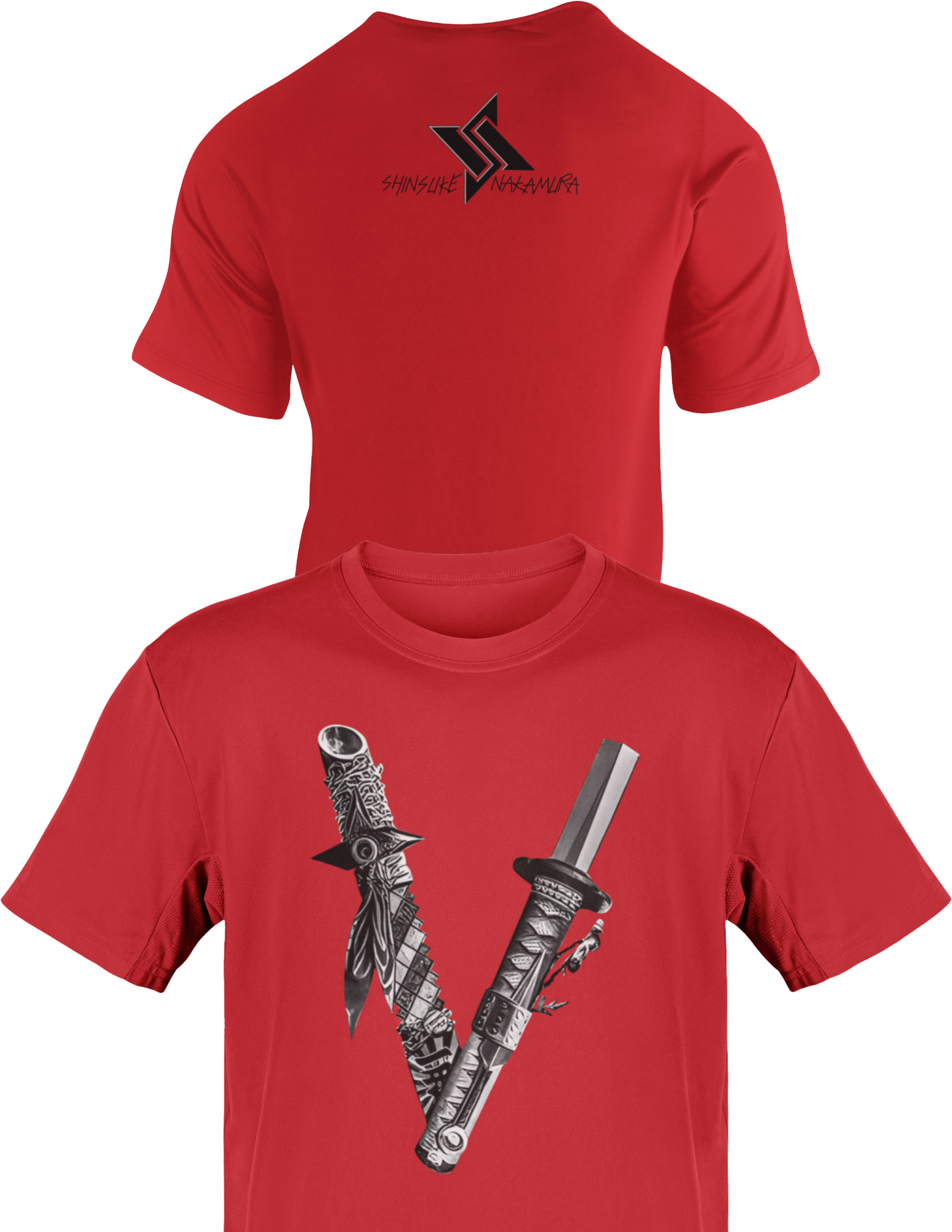 Shinsuke Nakamura Vibe Mens Red T-Shirt