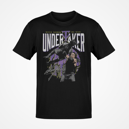Undertaker Never Summon the Dead Black T-shirt