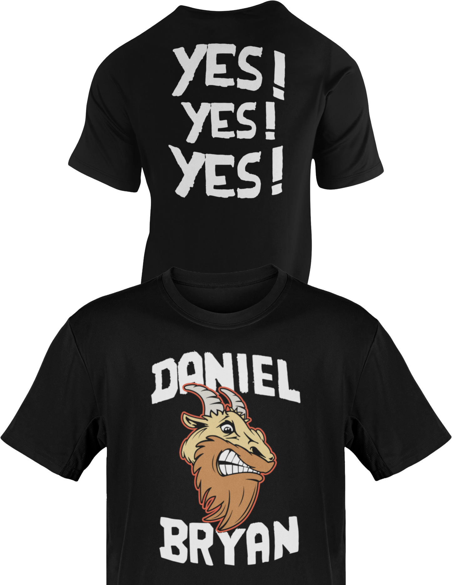 Daniel Bryan Goat YES YES YES! Black T-shirt