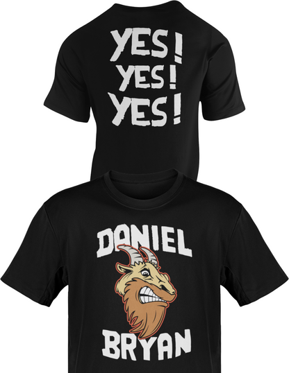 Daniel Bryan Goat YES YES YES! Black T-shirt