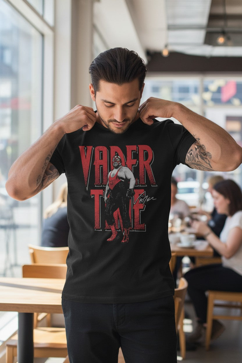 Vader Time WWE Black T-shirt