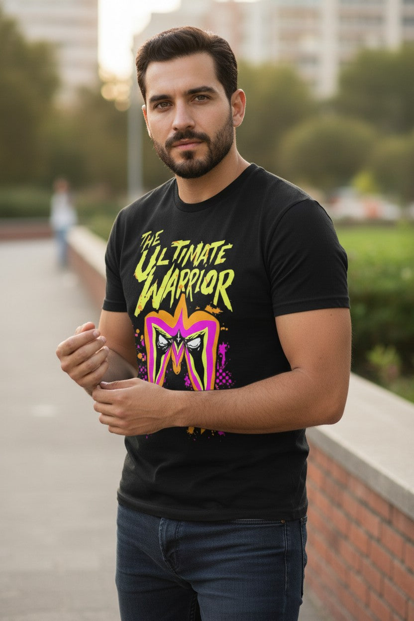 Ultimate Warrior Battle Cry Logo T-shirt