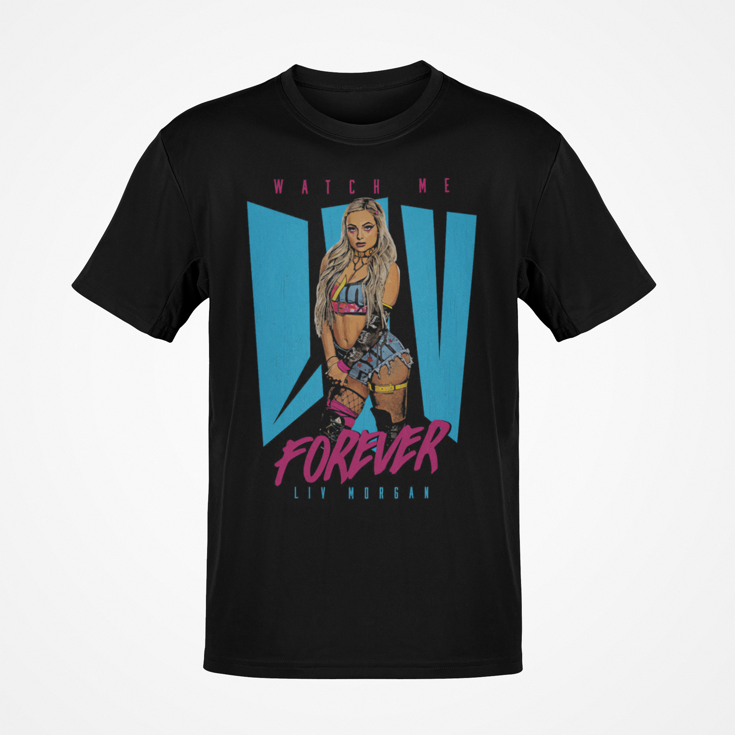 Liv Morgan Watch Me Liv Forever Black T-shirt