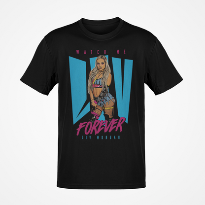 Liv Morgan Watch Me Liv Forever Black T-shirt