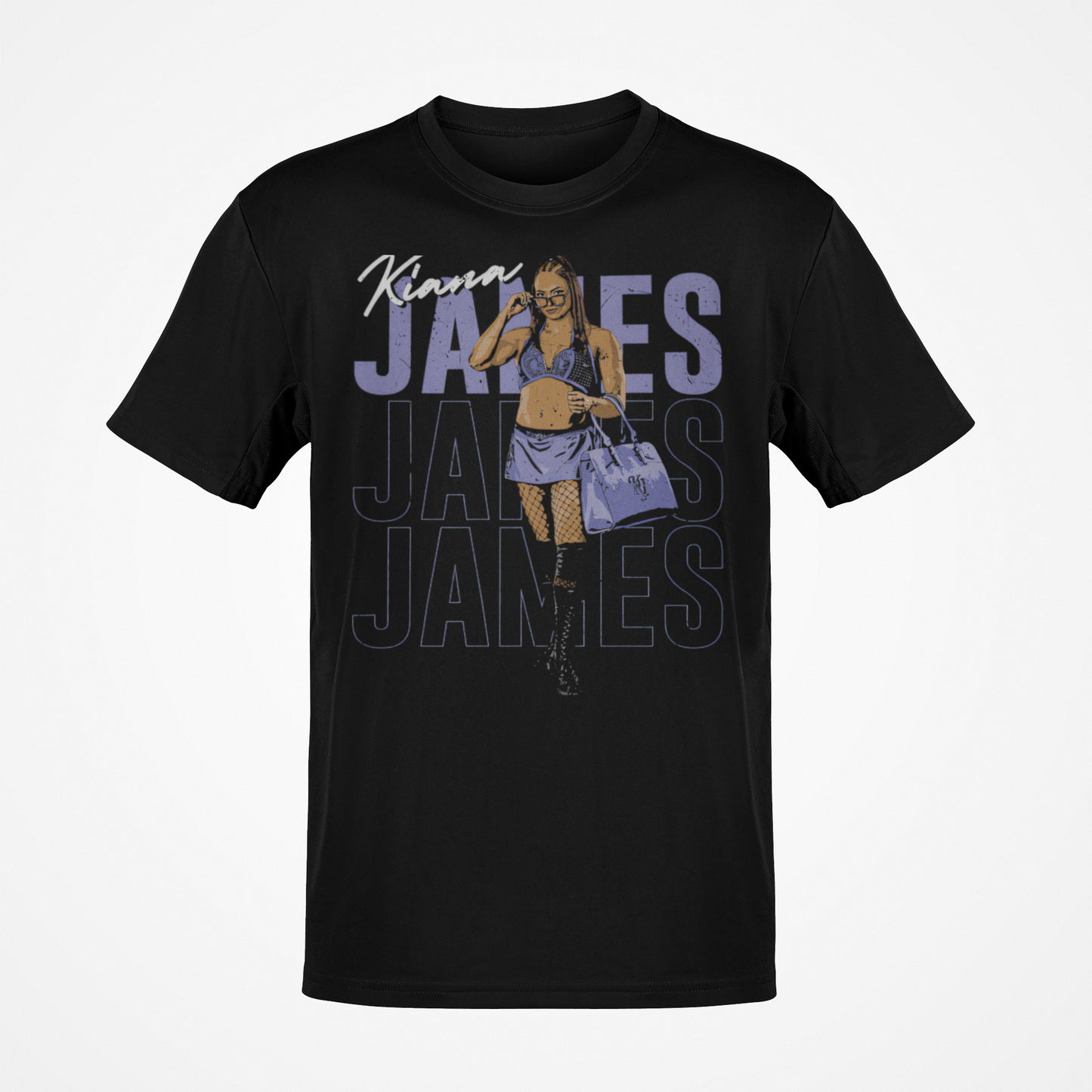 Kiana James Repeat Black T-shirt