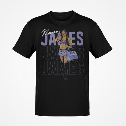Kiana James Repeat Black T-shirt