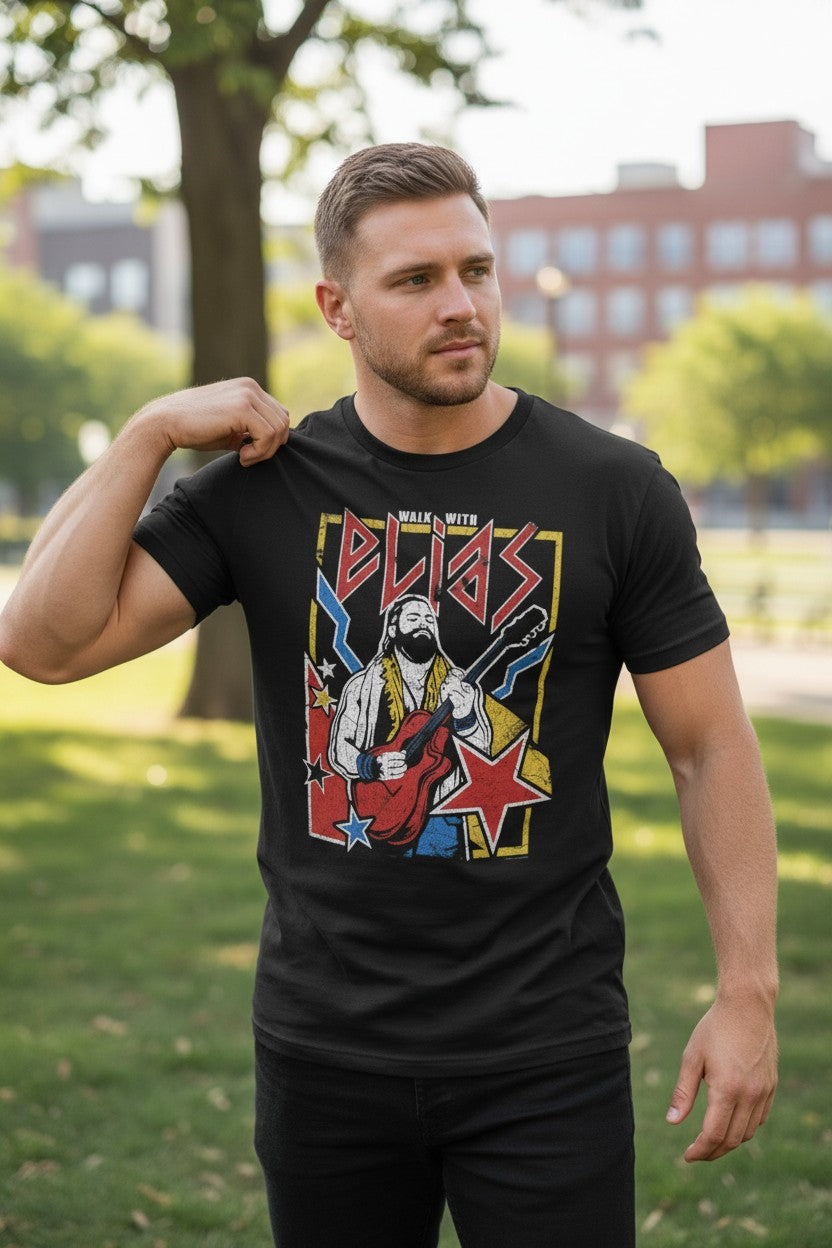 Elias Walk With Elias Black T-shirt