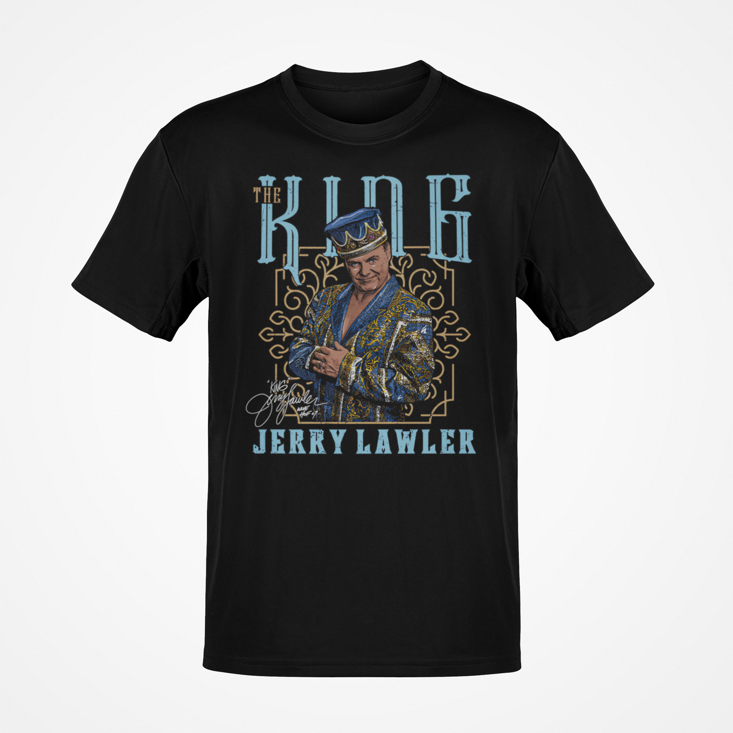 Jerry The King Lawler Black T-shirt