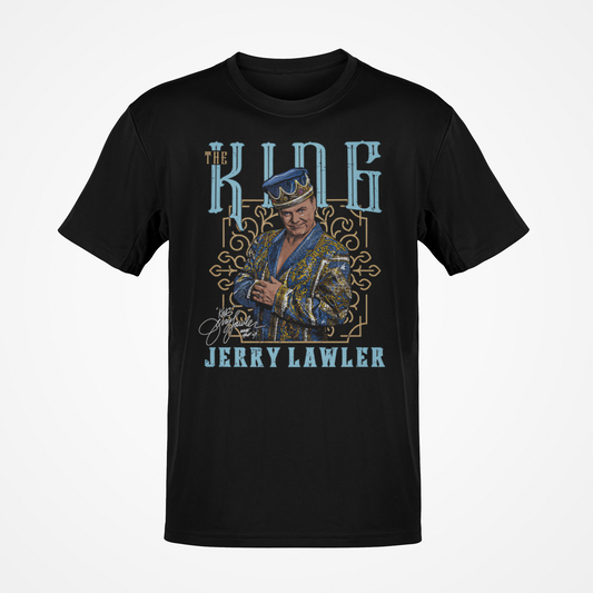 Jerry The King Lawler Black T-shirt