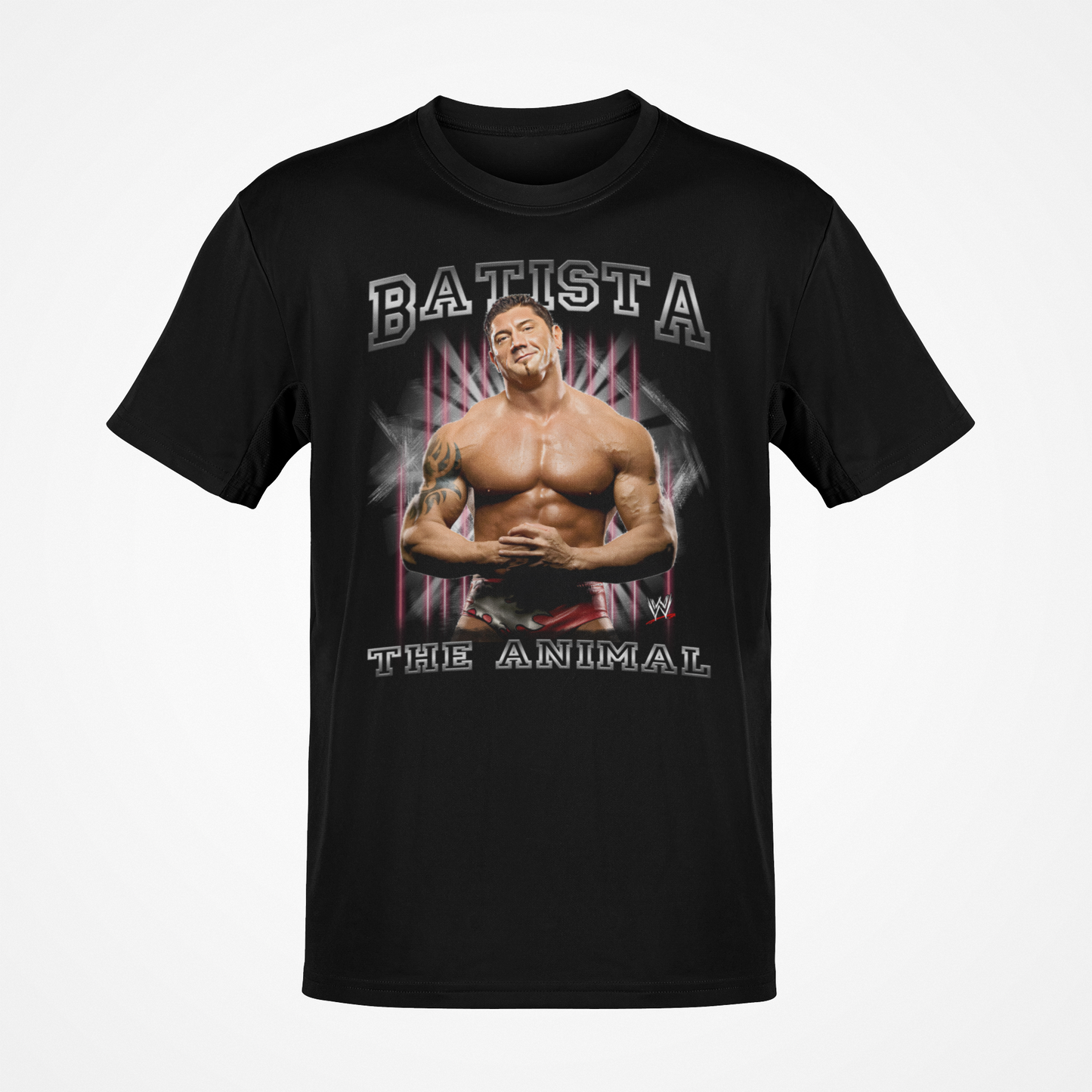 Batista The Animal Flex Pose Black T-shirt