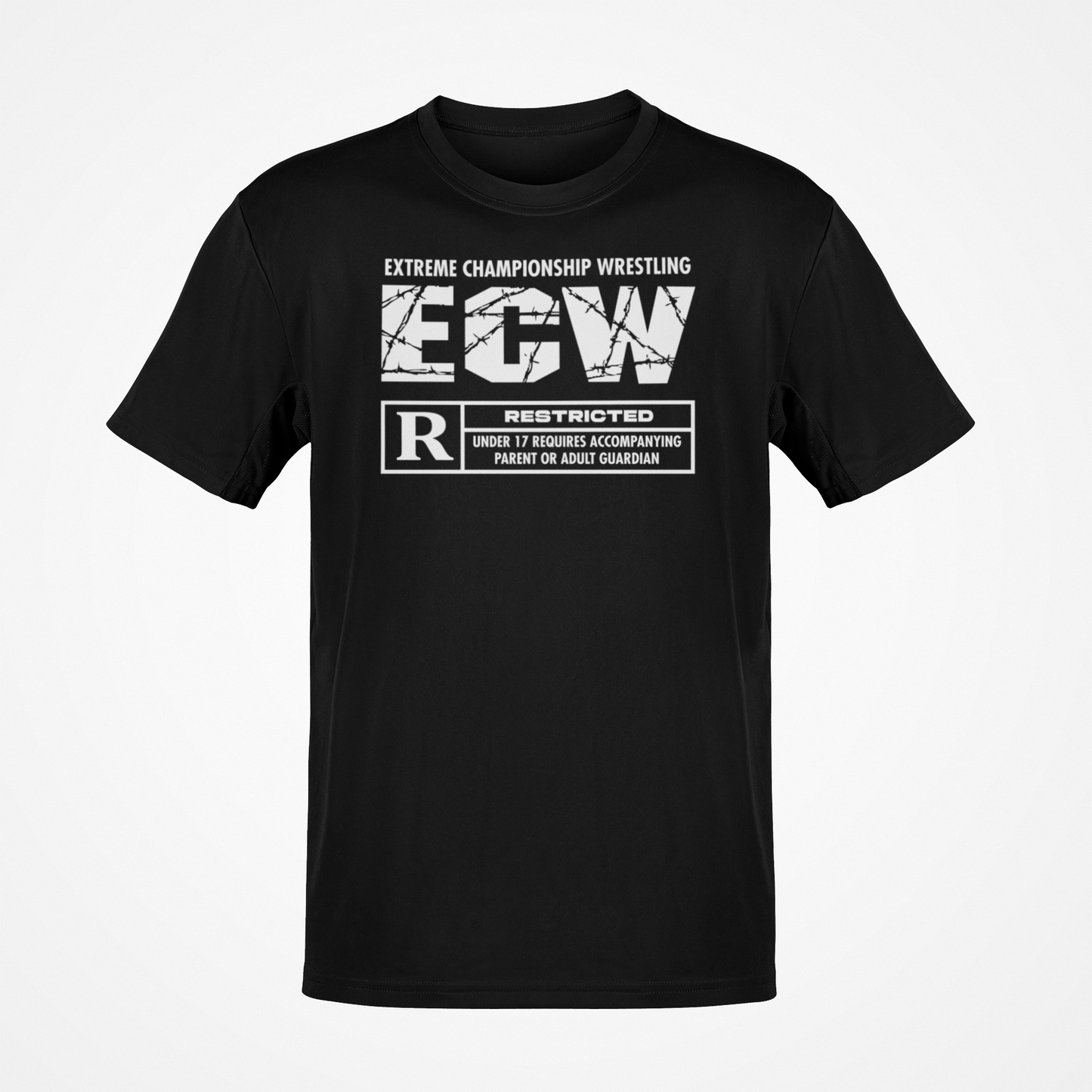 ECW Rated R Restricted Under 17 Logo T-shirt