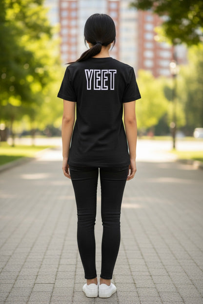 Main Event Jey Uso Yeet White Logo Black T-shirt