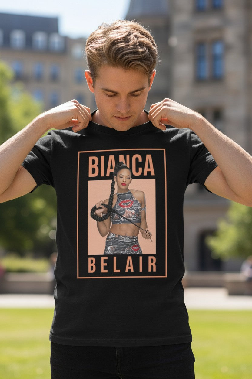 Bianca Belair Ponytail Pose T-shirt