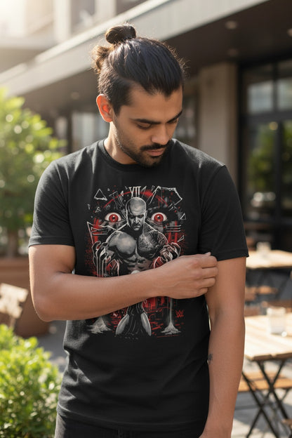 Karrion Kross Scarlett Animated Black T-shirt