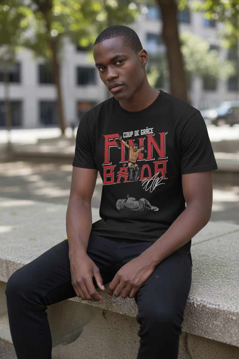 Finn Balor Coup de Grace Black T-shirt