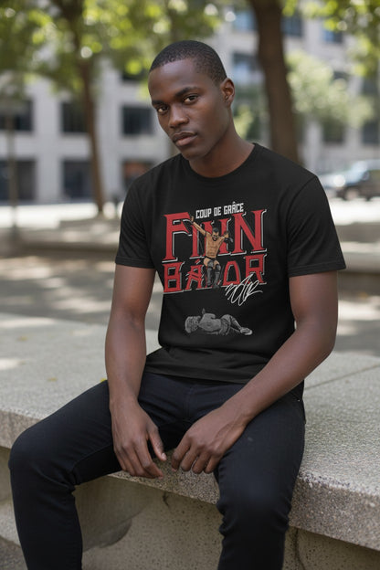 Finn Balor Coup de Grace Black T-shirt