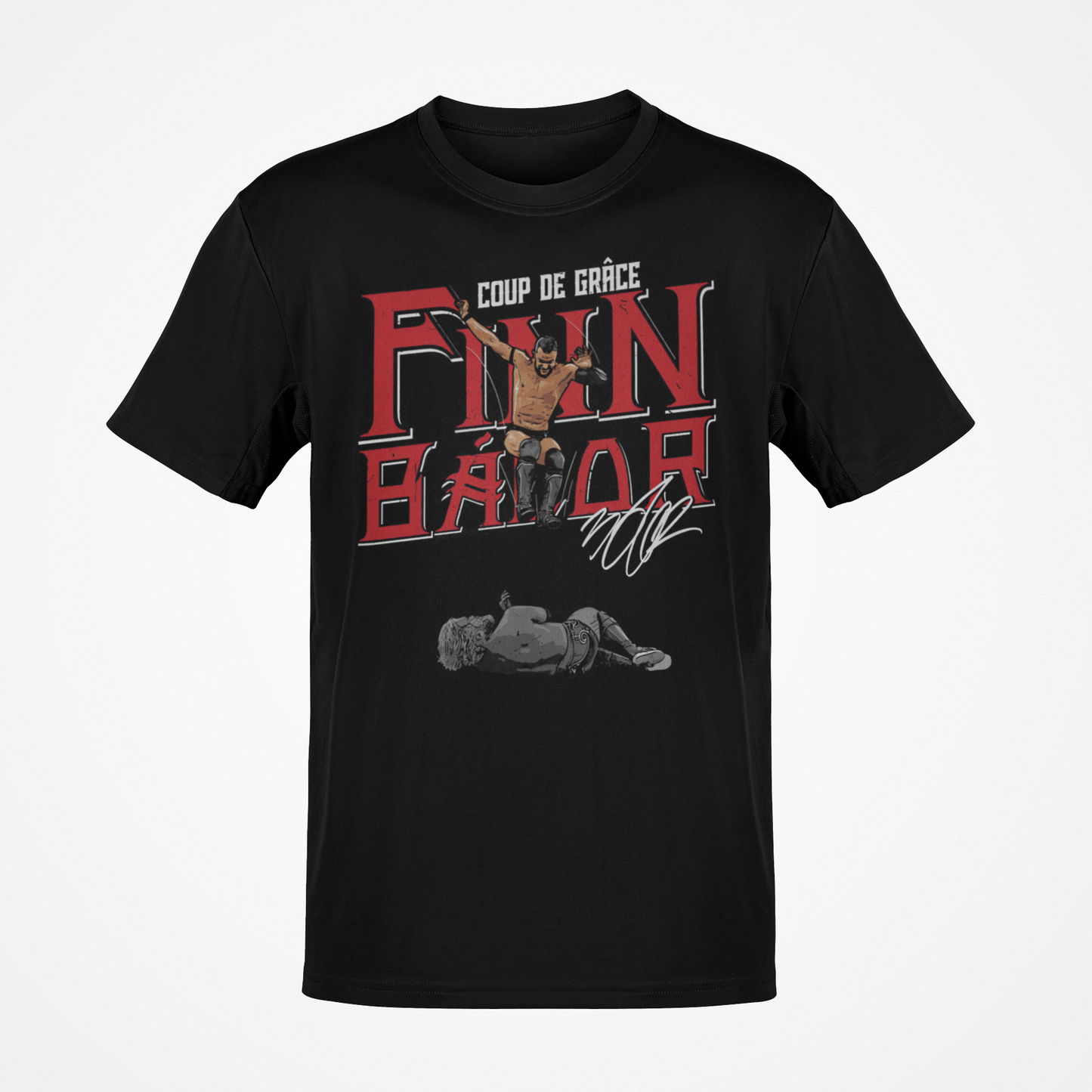Finn Balor Coup de Grace Black T-shirt
