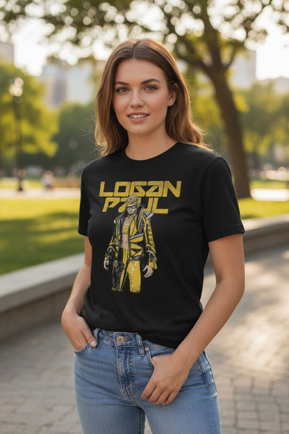 Logan Paul Pose Yellow Black T-shirt