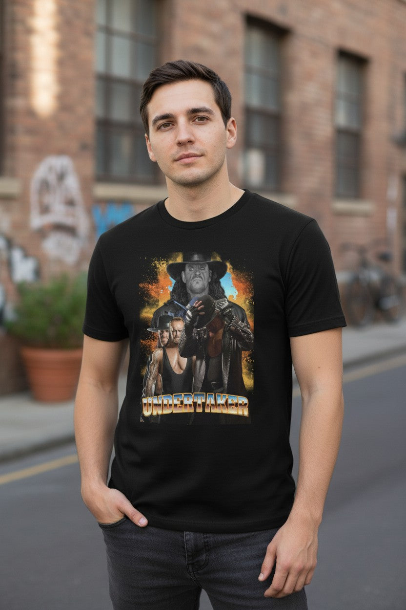 Undertaker Nightmare Mens Black T-shirt WWE