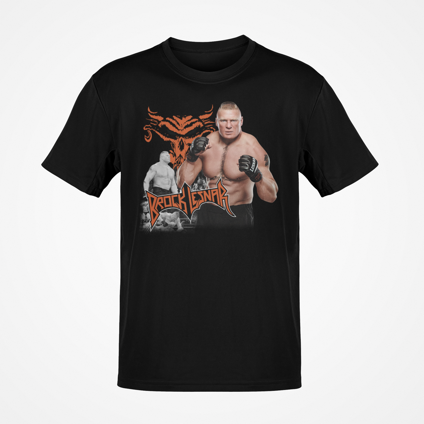 Brock Lesnar Ready to Fight WWE Mens Black T-shirt