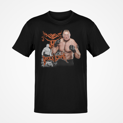 Brock Lesnar Ready to Fight WWE Mens Black T-shirt