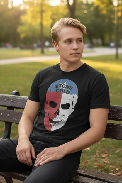 Stone Cold Steve Austin 3:16 Texas Skull WWE Mens Black T-shirt