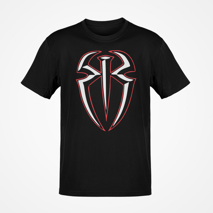 Roman Reigns Red Black Spider Logo T-shirt