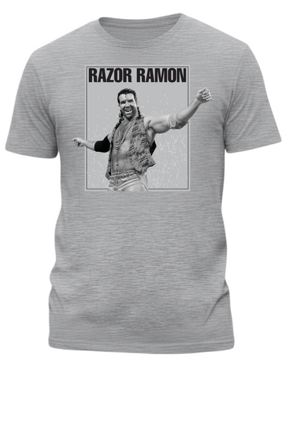 Razor Ramon Oozing Machismo WWE Mens T-shirt