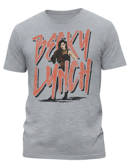 Becky Lynch Big Name Grey T-shirt