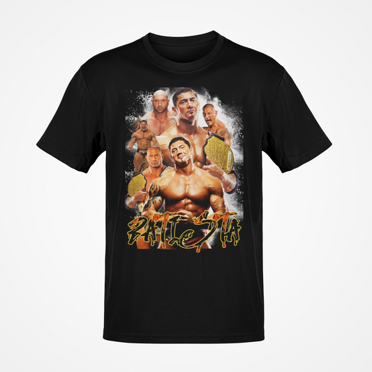 Batista Six Faces Mens Black T-shirt WWE