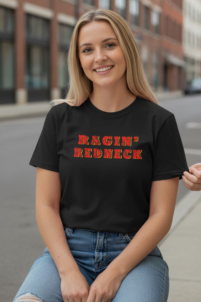 Stone Cold Steve Austin Ragin Redneck Red Smoking Skull T-shirt