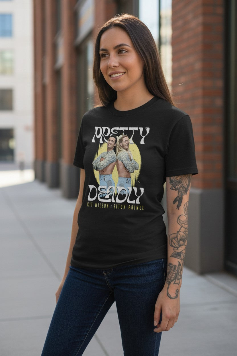 Kit Wilson Elton Prince Pretty Deadly Duo Black T-shirt
