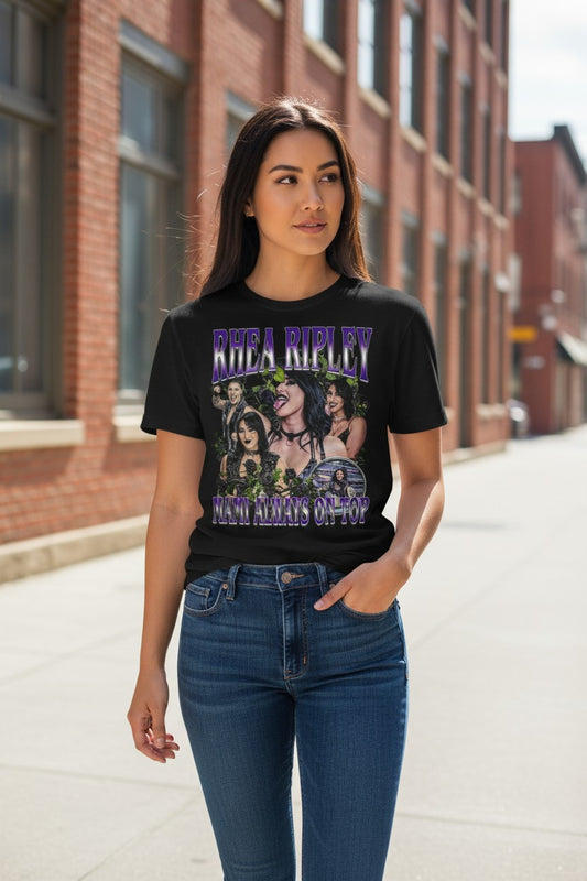 Rhea Ripley Always on Top Four Pose T-shirt