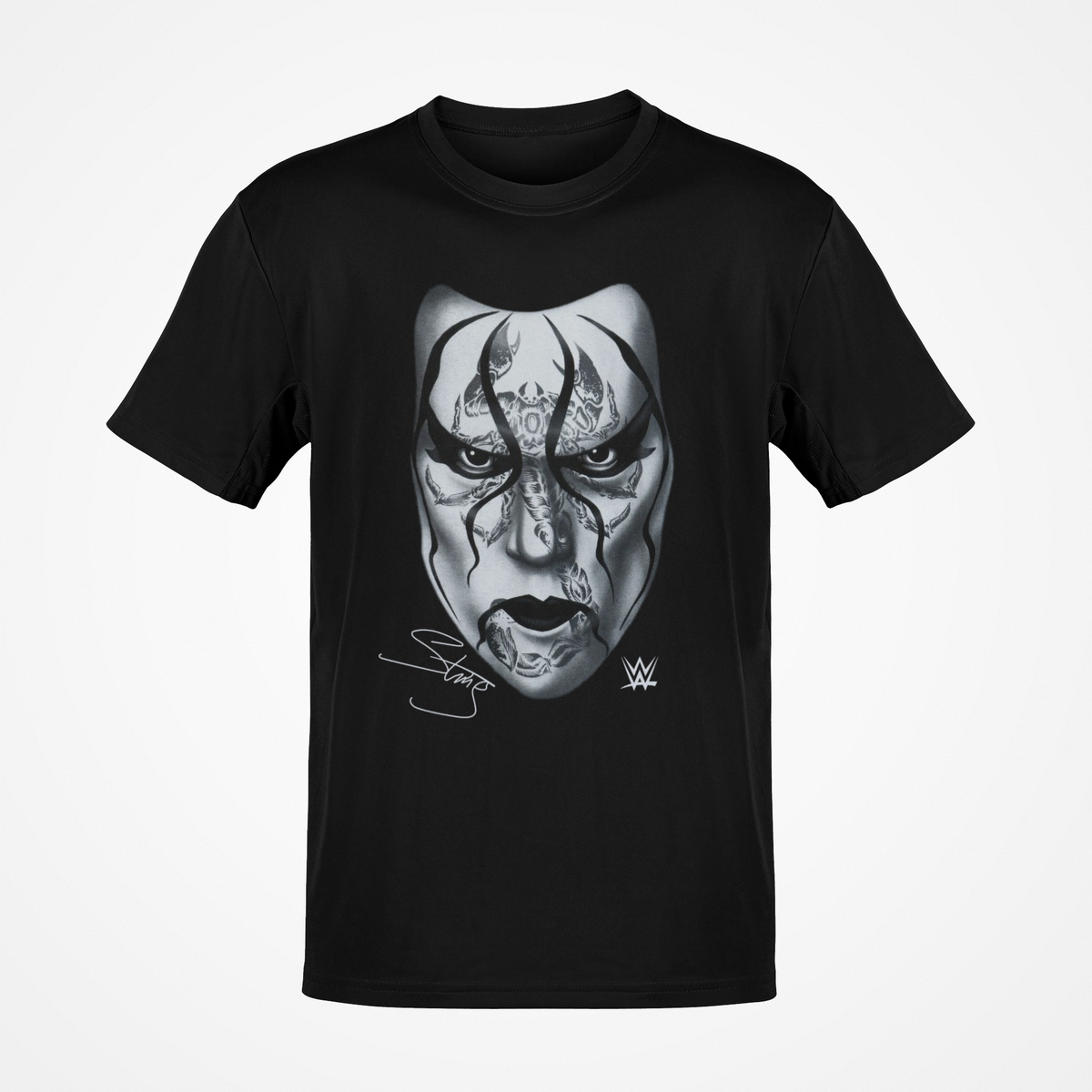 Sting Black Scorpion Face WWE Mens T-shirt
