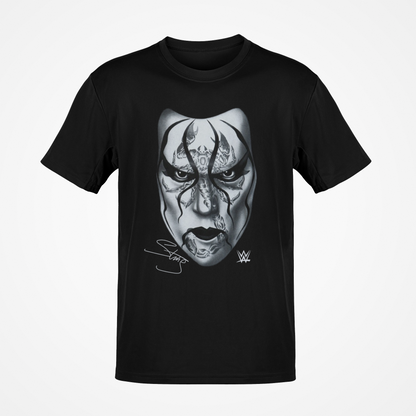 Sting Black Scorpion Face WWE Mens T-shirt
