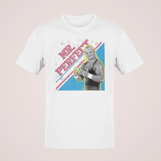 Mr Perfect Curt Hennig White T-shirt