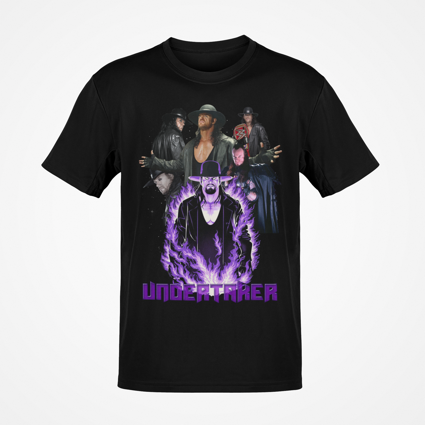 Undertaker Arms Out Mens Black T-shirt WWE