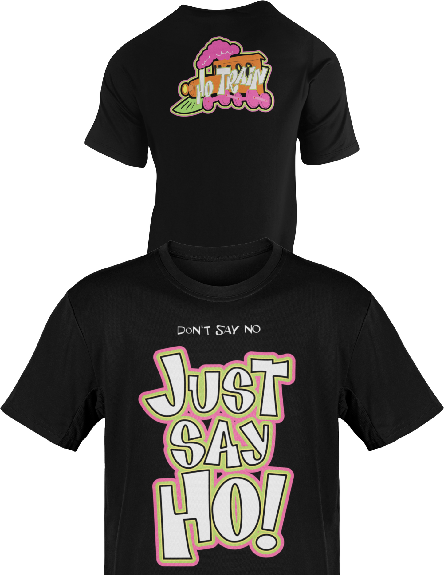 Godfather Don't Say No Ho Train Mens Black WWF T-shirt