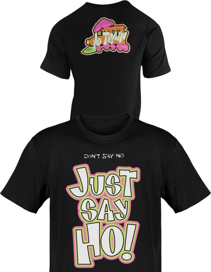 Godfather Don't Say No Ho Train Mens Black WWF T-shirt